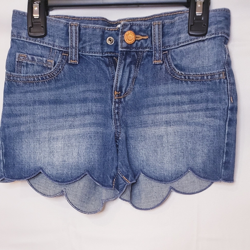 Old Navy Girls Daisy Blue Denim Shorts